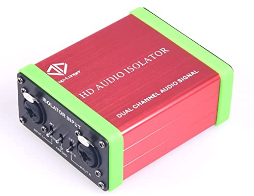 Top-Longer Audio Isolator Mixer/Amplificatore di potenza/Altoparlanti/Public Address (PA) Sistema Corrente di Eliminazione Acustica Trasformatore XRL & 6.35 Isolamento Audio Rumore