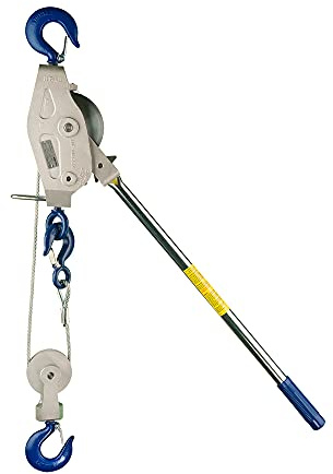 lug-all 4000 – 20 medio marco Cable cabestrante polea montacargas de carraca 2 toneladas capacidad, 10 '/20' altura de elevación