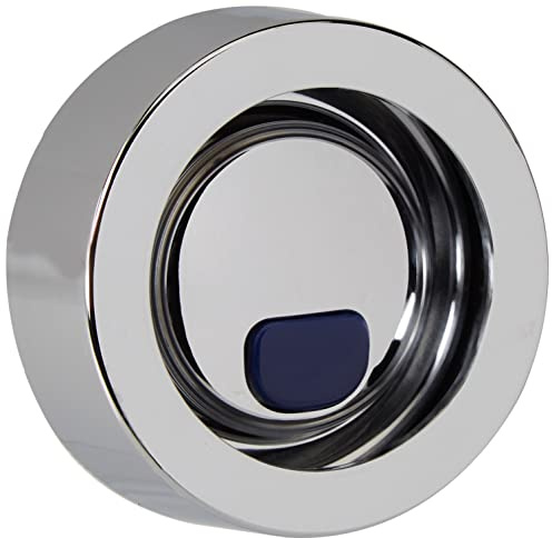 fominaya 142204110 Pulsador Cromado Universal, Negro, Estandar