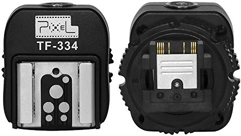 Pixel TF-334 Flash Hot Shoe Adapter for Converting Sony Mi to Canon/Nikon Flash with PC Port