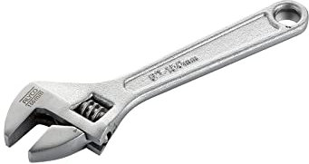 Alyco Orange (HR) Llave inglesa ajustable, moleta central, de acero, gran apertura, 150 mm