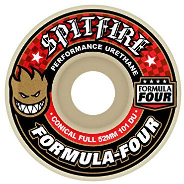 Spitfire Formula Four Conical Full 101du Skateboard Wheel 52mm 52mm