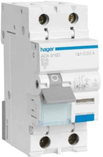 HAGER ADA966D FI/LS-Schutzschalter 1P+N C16 240V