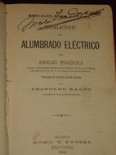 Instalaciones de Alumbrado Eléctrico