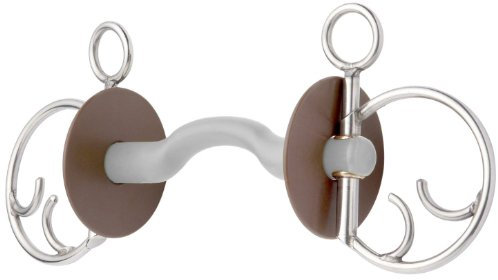 Beris Gebiss Springkombikandare Zungenbogenstange Soft, grau, 10246-140-S