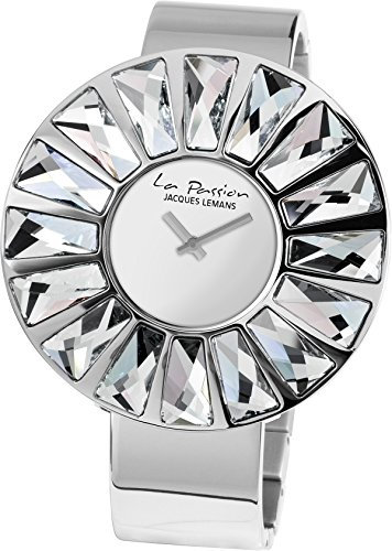 JACQUES LEMANS Damenuhr La Passion LP-120 massiv Edelstahl LP-120A