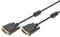 DIGITUS Câble DVI - DVI-D (24+1) - Full-HD - 5m - Dual Link, 30Hz, 2xFerrit - Compatible avec Moniteur, TV, PC