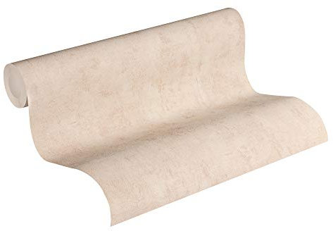 A.S. Création papier peint intissé Blooming papier peint uni 10,05 m x 0,53 m beige 224064 2240-64