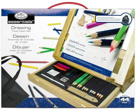 Royal & Langnickel Drawing Art Easel Set in Easy to Store Bag, Blue