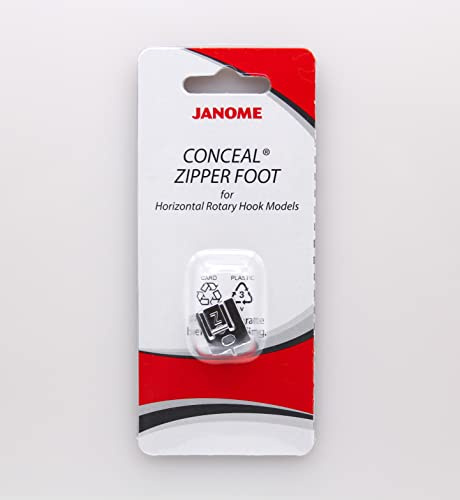 Janome Sewing Machine Concealed Zipper Foot (Part No. 200333001 Category B/C)