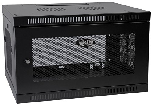 Eaton Tripp Lite SmartRack 6U Low-Profile Switch-Depth-Plus Wall-Mount Mini Rack Enclosure (Black) (SRW6UDP)