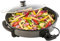 VonShef Large Multi Cooker 6L – 42cm Electric Frying Pan with Lid & Adjustable Temperature Control, Easy Clean, Non Stick Aluminium with Cool Touch Handles & Detachable Power Cable for Serving – 1500W