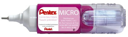 Pentel zl33p-wf Korrekturroller Flüssigkeit Mini 42 ml mit Spitze Micro Fine Körper Rosa