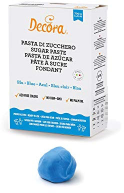 Decora 0310123 Pasta Di Zucchero Blu 700 G