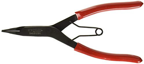Wilde Tool G409.B Angle Tip Lock Ring Pliers, 9 inch with Black Oxide Finish