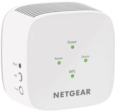 NETGEAR WiFi Extender Booster EX3110 | Dual Band Wifi Extender | Internet Booster | Works with any Wifi Router | Easy Setup UK Plug