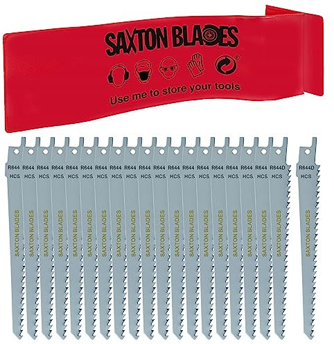 Saxton, Säbelsäge, Sägeblätter, 150 mm, für Bosch Makita, 20 Stück, R644D