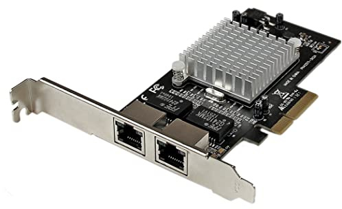 StarTech.com 2 Port PCIe Network Card - RJ45 Port - Intel i350 Chipset - Ethernet Server / Desktop Network Card - Dual Gigabit NIC Card (ST2000SPEXI)