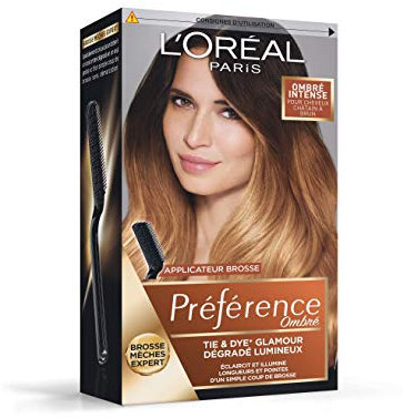 L'Oréal Paris Préférence Ombré Tie & Dye Intense Cheveux Châtain Foncé (N°104)