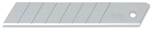Olfa LB-6B - Pack de 6 cuchillas troceables de 100 x 18 x 0,5 mm