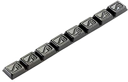 Hofmann 5706-0403-701 50x masse adhésive noir Type706 40g jantes de moto avec revêtement masse d'équilibrage
