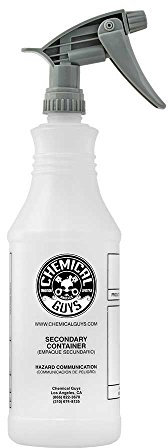 Chemical Guys Acc_130 Professional Chemical Resistant Heavy Duty Bottle and Sprayer, 32 oz