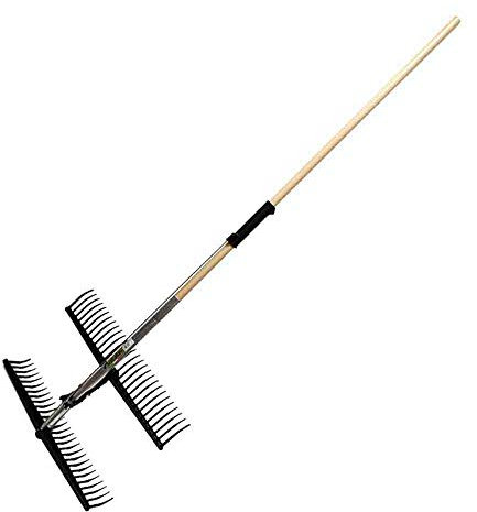 Rastrelli raccoglitori foglie erba doppio pettine