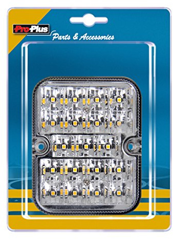 PRO PLUS 343634S Feu de Recul 19 LED, 100 x 81 mm Rouge/Noir