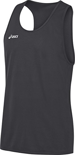 ASICS Men's Rival Ii Singlet, Steel Grey, Large