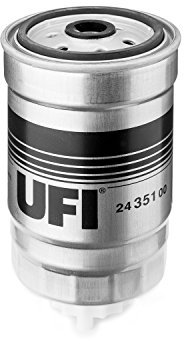 UFI Filters, Filtro Gasolio 24.351.00, Filtro Carburante per Ricambio, Adatto ad Auto, Applicabile su Diversi Modelli come Alfa Romeo, Audi, BMW, Citroen, Fiat, Ford, Peugeot, Renault e Volvo