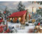 Bits and Pieces - 1000 Piece Jigsaw Puzzle for Adults - New Friends - 1000 pc Winter Cabin Jigsaw by Artist Alan Giana