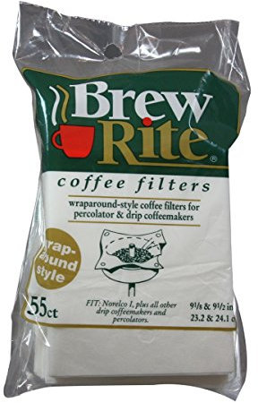 Brew Rite Rockline - Filtros de café percolador envolventes (paquete de 3)