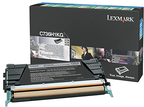 Lexmark C736H1KG C736, X736, X738 Tonerkartusche 12.000 Seiten Rückgabe, schwarz