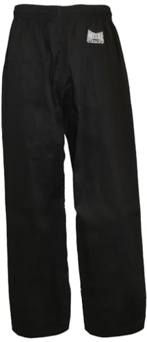 Metal Boxe Kampfsporthose, Schwarz, Schwarz , 200 cm