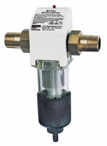 JUDO Rückspülfilter FILLY. Edelstahl-Siebeinsatz, Rückspülanzeige, sehr gute Rückspüleigenschaften.Ausführung: 4,5m³/h, EBL 195mm, 1