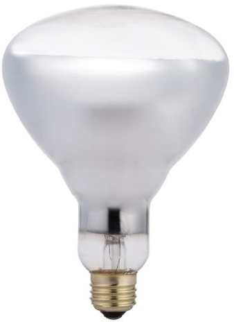 Philips LED 416750 Heat Lamp 125-Watt BR40 Clear Flood Light Bulb Warm White