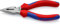 KNIPEX Spitz-Kombizange mit Comfort-Griffen schwarz atramentiert 145 mm, 08 22 145