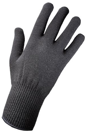 EDZ Merino Wool Thermal Liner Gloves - Black, XL