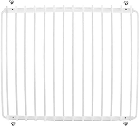 Spares2Go kunststoffbeschichtetes Kühlschrankgitter für Bosch-Kühlschrank/-Gefrierfach, weiß