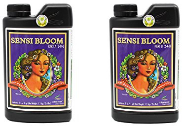 Advanced Nutrients 6101-14AB pH Perfect Sensi Bloom Part A+B, 1 Liter, Brown/A 2pack
