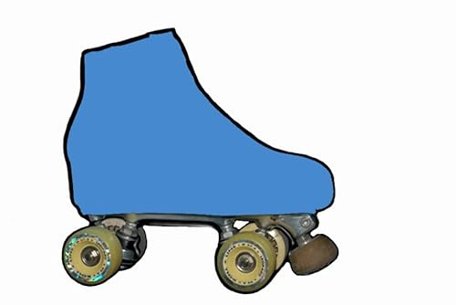 SILVYE Fundas Cubre Patines para Patinaje ARTÍSTICO Gama Azul (Talla S, Turquesa)