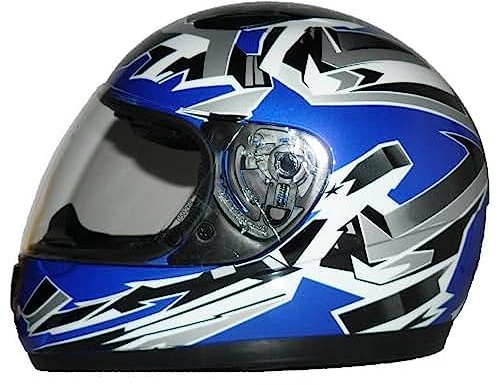 protectWEAR Casco de moto para niños azul SA03-BL - XXXS