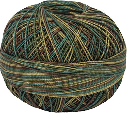 Handy Hands Lizbeth Premium Cotton Thread, Herbal Garden