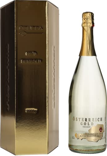 Österreich Gold - mit 23 Karat Blattgold Magnum mit Geschenkverpackung (1 x 1.5 l)