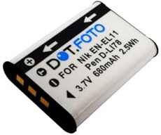Dot.Foto D-LI78 Premium 3.7v / 680mAh Kompatibelt Batteri för Pentax Optio L50, L60, M50, M60, S1, V20, W60, W80