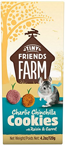 Supreme Tiny Friends Farm Charlie Chinchilla Cookies 120g (pack of 8)