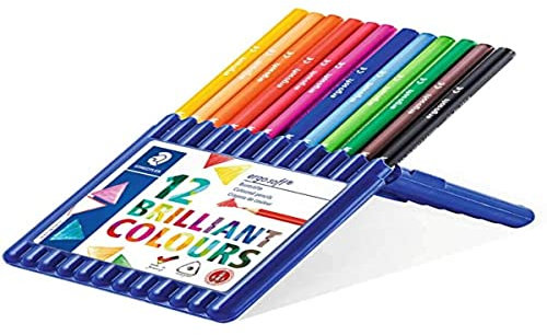 STAEDTLER 132952 - Set 12 Buntstifte ERGOSOFT