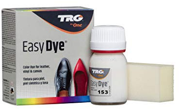 TRG The One Easy Dye, Leather Shoe Color Restore Paint, 153 Off White, 25 ml