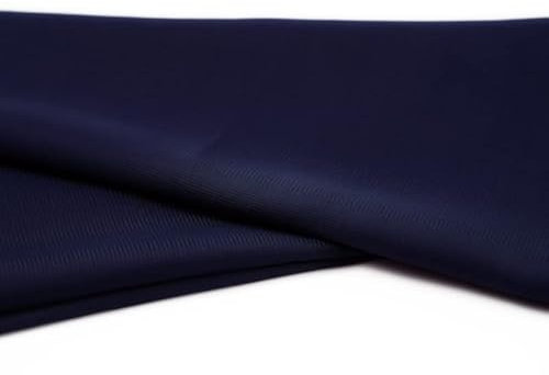 Chiffon Dekostoff/Meterware am Stück (Dunkelblau)