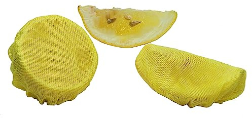 Regency Wraps Stretch Wraps, Lemon Wedge Bag, The Real Woven Cotton Cloth Covers, Yellow, 12-Pack, Seed-Free Squeezing of Halves or Wedges On Seafood & Beverages